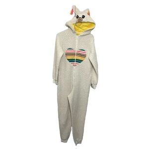 Halloween Costume Llama Alpaca Women’s Onesie Sleepwear Pajamas size XS/S Soft